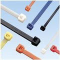 Panduit Cable Tie, 7.4"L, Nylon, Blue, PK1000 PLT2S-M6
